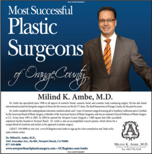 Dr. Ambe featured in Cosmopolitan as one of the most successful plastic surgeons of Orange County!